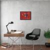 imageWieco Art Framed Canvas Wall Art Gewebe 1923 by Wassily Kandinsky Classic Famous Abstract Paintings Reproductions Canvas Wall Art for Home DecorationArtwork4