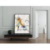 imageWieco Art Framed Canvas Wall Art Gewebe 1923 by Wassily Kandinsky Classic Famous Abstract Paintings Reproductions Canvas Wall Art for Home DecorationArtwork7