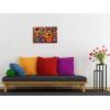 imageWieco Art Framed Canvas Wall Art Gewebe 1923 by Wassily Kandinsky Classic Famous Abstract Paintings Reproductions Canvas Wall Art for Home DecorationArtwork2