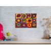 imageWieco Art Framed Canvas Wall Art Gewebe 1923 by Wassily Kandinsky Classic Famous Abstract Paintings Reproductions Canvas Wall Art for Home DecorationArtwork2