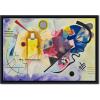 imageWieco Art Framed Canvas Wall Art Gewebe 1923 by Wassily Kandinsky Classic Famous Abstract Paintings Reproductions Canvas Wall Art for Home DecorationArtwork6