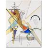 imageWieco Art Framed Canvas Wall Art Gewebe 1923 by Wassily Kandinsky Classic Famous Abstract Paintings Reproductions Canvas Wall Art for Home DecorationArtwork7