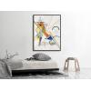 imageWieco Art Framed Canvas Wall Art Gewebe 1923 by Wassily Kandinsky Classic Famous Abstract Paintings Reproductions Canvas Wall Art for Home DecorationArtwork7