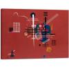 imageWieco Art Framed Canvas Wall Art Gewebe 1923 by Wassily Kandinsky Classic Famous Abstract Paintings Reproductions Canvas Wall Art for Home DecorationArtwork4