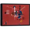 imageWieco Art Framed Canvas Wall Art Gewebe 1923 by Wassily Kandinsky Classic Famous Abstract Paintings Reproductions Canvas Wall Art for Home DecorationArtwork4