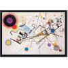 imageWieco Art Framed Canvas Wall Art Gewebe 1923 by Wassily Kandinsky Classic Famous Abstract Paintings Reproductions Canvas Wall Art for Home DecorationArtwork1
