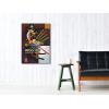 imageWieco Art Framed Canvas Wall Art Gewebe 1923 by Wassily Kandinsky Classic Famous Abstract Paintings Reproductions Canvas Wall Art for Home DecorationArtwork9