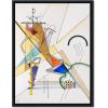 imageWieco Art Framed Canvas Wall Art Gewebe 1923 by Wassily Kandinsky Classic Famous Abstract Paintings Reproductions Canvas Wall Art for Home DecorationArtwork7