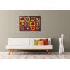imageWieco Art Framed Canvas Wall Art Gewebe 1923 by Wassily Kandinsky Classic Famous Abstract Paintings Reproductions Canvas Wall Art for Home DecorationArtwork2