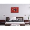 imageWieco Art Framed Canvas Wall Art Gewebe 1923 by Wassily Kandinsky Classic Famous Abstract Paintings Reproductions Canvas Wall Art for Home DecorationArtwork4