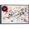imageWieco Art Framed Canvas Wall Art Gewebe 1923 by Wassily Kandinsky Classic Famous Abstract Paintings Reproductions Canvas Wall Art for Home DecorationArtwork1