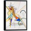 imageWieco Art Framed Canvas Wall Art Gewebe 1923 by Wassily Kandinsky Classic Famous Abstract Paintings Reproductions Canvas Wall Art for Home DecorationArtwork7