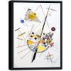 imageWieco Art Framed Canvas Wall Art Gewebe 1923 by Wassily Kandinsky Classic Famous Abstract Paintings Reproductions Canvas Wall Art for Home DecorationArtwork5