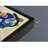 imageWieco Art Framed Canvas Wall Art Gewebe 1923 by Wassily Kandinsky Classic Famous Abstract Paintings Reproductions Canvas Wall Art for Home DecorationArtwork6
