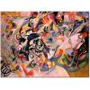 imageWieco Art Framed Canvas Wall Art Gewebe 1923 by Wassily Kandinsky Classic Famous Abstract Paintings Reproductions Canvas Wall Art for Home DecorationArtwork8