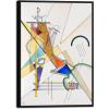 imageWieco Art Framed Canvas Wall Art Gewebe 1923 by Wassily Kandinsky Classic Famous Abstract Paintings Reproductions Canvas Wall Art for Home DecorationArtwork7