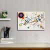 imageWieco Art Framed Canvas Wall Art Gewebe 1923 by Wassily Kandinsky Classic Famous Abstract Paintings Reproductions Canvas Wall Art for Home DecorationArtwork1