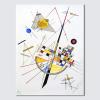 imageWieco Art Framed Canvas Wall Art Gewebe 1923 by Wassily Kandinsky Classic Famous Abstract Paintings Reproductions Canvas Wall Art for Home DecorationArtwork5