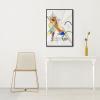 imageWieco Art Framed Canvas Wall Art Gewebe 1923 by Wassily Kandinsky Classic Famous Abstract Paintings Reproductions Canvas Wall Art for Home DecorationArtwork7