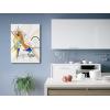 imageWieco Art Framed Canvas Wall Art Gewebe 1923 by Wassily Kandinsky Classic Famous Abstract Paintings Reproductions Canvas Wall Art for Home DecorationArtwork7