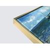 imageWieco Art Framed Canvas Wall Art Seascape at Saintes Maries by Vincent Van Gogh Modern Canvas Prints Sea Pictures on Canvas Art for Living Room Home Decorations Gold Frame162L x 12W