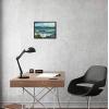 imageWieco Art Framed Canvas Wall Art Seascape at Saintes Maries by Vincent Van Gogh Modern Canvas Prints Sea Pictures on Canvas Art for Living Room Home Decorations Gold Frame167L x 127W
