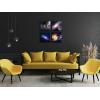 imageWieco Art Framed Wall Art 4 Panels Contemporary Star Sky Pictures Astronomy Artwork Modern Canvas Prints Space Pictures Universal Magic Power for Bedroom Home Decorations12x12inchx4pcs Framed