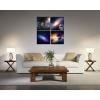 imageWieco Art Framed Wall Art 4 Panels Contemporary Star Sky Pictures Astronomy Artwork Modern Canvas Prints Space Pictures Universal Magic Power for Bedroom Home Decorations20x20inchx4pcs 50x50cmx4pcs