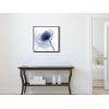 imageWieco Art Framed Wall Art Blue Flickering Flower Abstract Canvas Art Large Floral Pictures Prints on Canvas Modern Artwork for Living Room Decoration Bedroom Home Decor