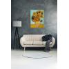 imageWieco Art Framed Wall Art Canvas Prints of Sunflower by Vincent Van Gogh Paintings Reproduction Abstract Wall Decorations for Living Room Golden Frame32L x 24W