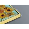 imageWieco Art Framed Wall Art Canvas Prints of Sunflower by Vincent Van Gogh Paintings Reproduction Abstract Wall Decorations for Living Room Golden Frame32L x 24W