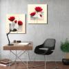 imageWieco Art Framed Wall Art Charming Spring Canvas Prints Abstract Floral Oil Paintings Style Pictures on Canvas Wall Art Framed Canvas Wall Decor for Living Room Bedroom Kitchen Home Decor24x24inchx2pcs 60x60cmx2pcs