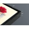 imageWieco Art Framed Wall Art Charming Spring Canvas Prints Abstract Floral Oil Paintings Style Pictures on Canvas Wall Art Framed Canvas Wall Decor for Living Room Bedroom Kitchen Home Decor12x12inchx2pcs Framed