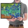 imageWieco Art Framed Wall Art Irises by Van Gogh Famous Flowers Oil Paintings Reproduction Large Canvas Prints Modern Canvas Prints Artwork Pictures on Canvas for Wall Decor Black Frame167L x 167W
