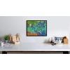 imageWieco Art Framed Wall Art Irises by Van Gogh Famous Flowers Oil Paintings Reproduction Large Canvas Prints Modern Canvas Prints Artwork Pictures on Canvas for Wall Decor Black Frame167L x 167W