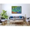 imageWieco Art Framed Wall Art Irises by Van Gogh Famous Flowers Oil Paintings Reproduction Large Canvas Prints Modern Canvas Prints Artwork Pictures on Canvas for Wall Decor Black Frame32L x 24W