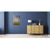 imageWieco Art Framed Wall Art Morning Dancing Floral Oil Paintings Canvas Wall Art Modern Grace Abstract Flowers Artwork for Living Room Bedroom Home Decorations Wall Decor with Golden Frame28L x 20W