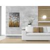 imageWieco Art Framed Wall Art Morning Dancing Floral Oil Paintings Canvas Wall Art Modern Grace Abstract Flowers Artwork for Living Room Bedroom Home Decorations Wall Decor with Golden Frame20L x 28W