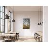 imageWieco Art Framed Wall Art Morning Dancing Floral Oil Paintings Canvas Wall Art Modern Grace Abstract Flowers Artwork for Living Room Bedroom Home Decorations Wall Decor with Golden Frame24L x 36W