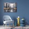 imageWieco Art Framed Wall Art Paris Street View City Canvas Prints By Decorative Landscape Oil Paintings reproduction for Living Room Home Decorations Modern Contemporary Cityscape Artwork Bronze Gold236L x 32W