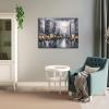 imageWieco Art Framed Wall Art Paris Street View City Canvas Prints By Decorative Landscape Oil Paintings reproduction for Living Room Home Decorations Modern Contemporary Cityscape Artwork Bronze Gold236L x 32W