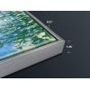 imageWieco Art Large Framed Wall Art Water Lilies by Claude Monet Canvas Print Paintings Reproduction Modern Canvas Wall Art for Living Room Decoration Abstract Artwork Silver Frame17L x 13W