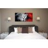 imageWieco Art Large Size Framed Art Canvas Art Prints Wall Art the Cloud Tree Abstract Pictures Paintings for Bedroom Home Office Decorations Contemporary Artwork 3 Panels Black Frames16x24inchx3pcs 40x60cmx3pcs
