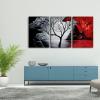 imageWieco Art Large Size Framed Art Canvas Art Prints Wall Art the Cloud Tree Abstract Pictures Paintings for Bedroom Home Office Decorations Contemporary Artwork 3 Panels Black Frames16x24inchx3pcs 40x60cmx3pcs
