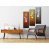 imageWieco Art Modern Contemporary Flowers Black Framed Artwork Decorative 3 Panels 100 Hand Painted Abstract Floral Oil Paintings on Canvas Wall Art Dcor for Living Room Home Decorations12x36inchx3pcs 30x90cmx3pcs