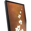 imageWieco Art Modern Contemporary Flowers Black Framed Artwork Decorative 3 Panels 100 Hand Painted Abstract Floral Oil Paintings on Canvas Wall Art Dcor for Living Room Home Decorations12x36inchx3pcs Framed
