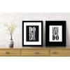 imageWieco Art Motivational Wall Art Inspirational Office Wall Decor Positivie quotes 11x14 Picture Frames and Real Glass for Home Office Wall Decoration Set of 2BLACKW0031