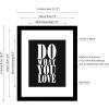 imageWieco Art Motivational Wall Art Inspirational Office Wall Decor Positivie quotes 11x14 Picture Frames and Real Glass for Home Office Wall Decoration Set of 2BLACKW0031