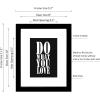 imageWieco Art Motivational Wall Art Inspirational Office Wall Decor Positivie quotes 11x14 Picture Frames and Real Glass for Home Office Wall Decoration Set of 2BLACKW0031