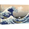 imageWieco Art Extra Large Black Framed Art Great Wave of Kanagawa Katsushika Hokusai Canvas Prints Wall Art Abstract Seascape Paintings for Living Room Home Decorations32L x 36W
